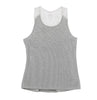 Fashion Lace Back Striped Vest Casual