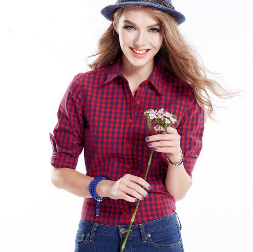 Cotton Long Sleeve Slim Plus Size
