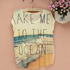 Sea Wind Scenery Print Tops Tee Shirts