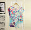 Sea Wind Scenery Print Tops Tee Shirts