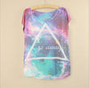 Sea Wind Scenery Print Tops Tee Shirts