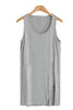 Model Long Ladies Vest Fashion Slim Hip