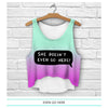 Fashion Tank Tops Loose Cropped