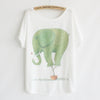 Thin Plus Loose Size Batwing Sleeve T-shirt