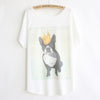 Thin Plus Loose Size Batwing Sleeve T-shirt