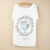 Thin Plus Loose Size Batwing Sleeve T-shirt