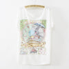 Thin Plus Loose Size Batwing Sleeve T-shirt