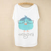 Thin Plus Loose Size Batwing Sleeve T-shirt