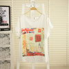 Thin Plus Loose Size Batwing Sleeve T-shirt