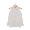Off Shoulder Long Sleeve Collar Blouse Casual