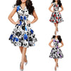 Summer Style Floral Print Maxi Dresses