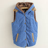 Waistcoats Length Jacket Hooded Thick