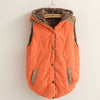 Waistcoats Length Jacket Hooded Thick