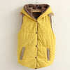 Waistcoats Length Jacket Hooded Thick