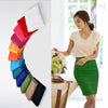 Candy Color Slim Hips Pencil Skirt