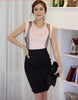 Candy Color Slim Hips Pencil Skirt
