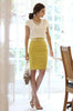 Candy Color Slim Hips Pencil Skirt