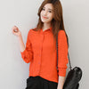 Casual Tops Long Sleeve Chiffon Shirt