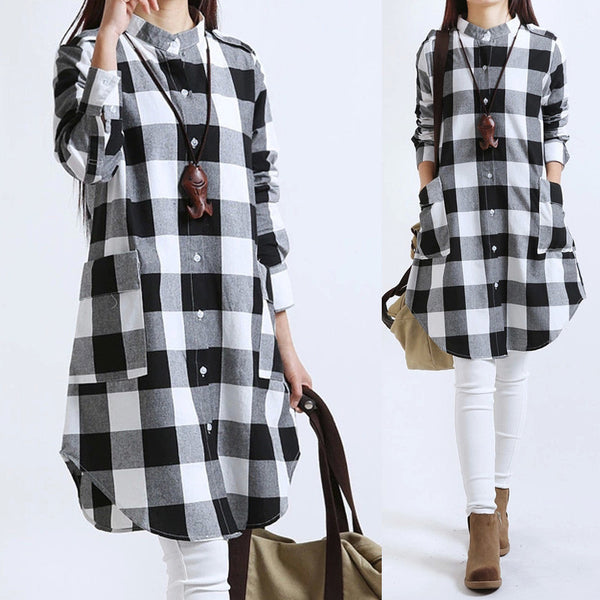 Cotton Linen Casual Long Sleeve