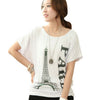 O-neck Letter Printed Korean Style T-shirts