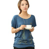 O-neck Letter Printed Korean Style T-shirts