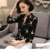 Tribal Chiffon Shirts Long Sleeve