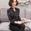 Tribal Chiffon Shirts Long Sleeve