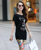 Free & Flexible Printed Lady Loose T-Shirts