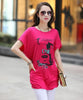 Free & Flexible Printed Lady Loose T-Shirts