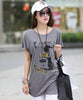 Free & Flexible Printed Lady Loose T-Shirts