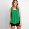 Sexy Cross Back Chiffon Crop Tank Tops