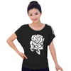 Floral Pattern Woman Fashion O-neck T-shirts