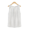 Tropical Sexy Sleeveless Women Chiffon Blouses
