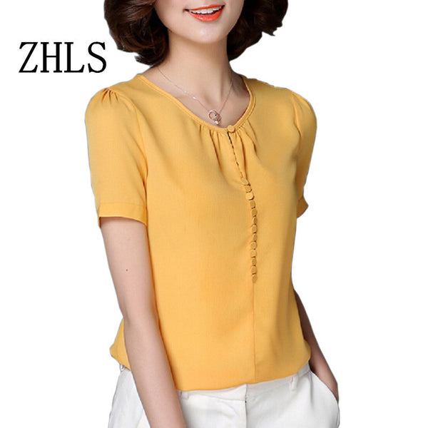 Elegant Lady Office Shirts Women Blouse