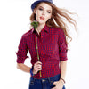 Cotton Long Sleeve Slim Plus Size