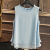 Loose Ruffle White Shirt Fashion Chiffon Blouse