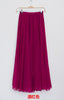 Elastic High Waist Chiffon Skirts