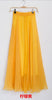 Elastic High Waist Chiffon Skirts